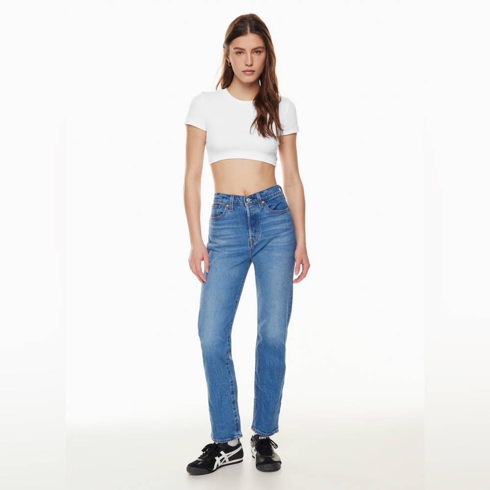 Levi’s Wedgie Straight Jean in Jazz Jive Sound 27